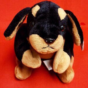TY Beanie Babies Doby The Doberman 1996 Stuffed Animal